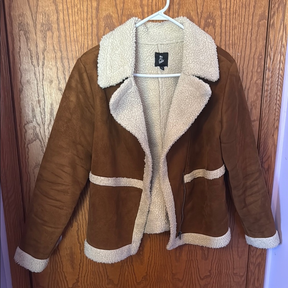 Brown Shearling Jacket - image 1